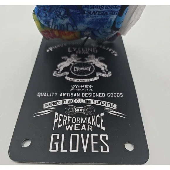 NWT Cycology Cycling Rock N Roll Winter Cycling Gloves DC/AC Rage Against Skull - Picture 7 of 10